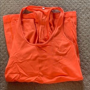 Neon Orange Lululemon Tank